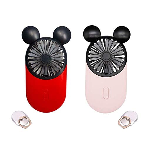 Handheld Fan,2pcs Mini Fan Portable Small Personal Ventilador Cooling Fan for Home Office Outdoor Travel Blue and White/No Battery Handheld Fan,2pcs Mini Fan Portable Small Personal Ventilador Cooling Fan for Home Office Outdoor Travel Blue and White/No Battery